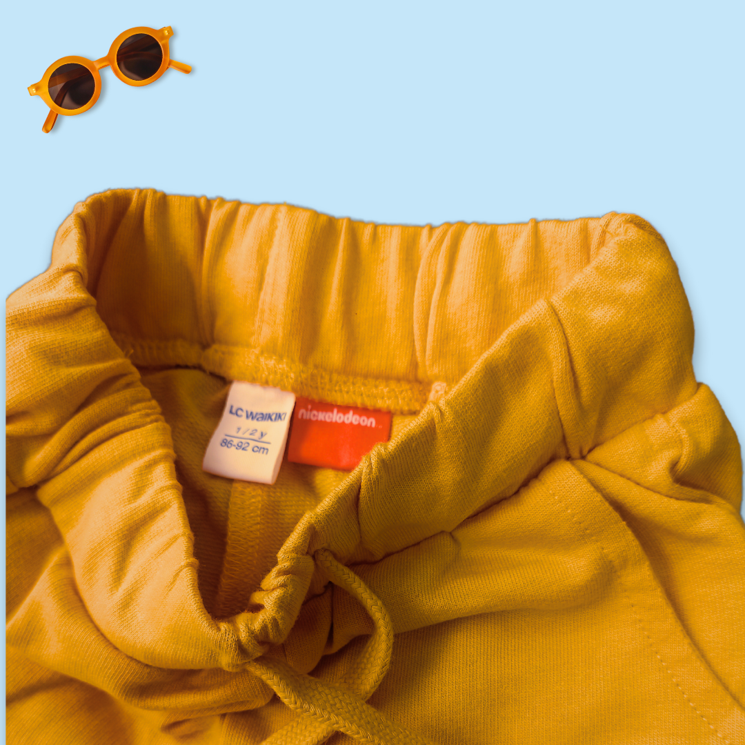 Zany Hulks | Yellow Half Pants