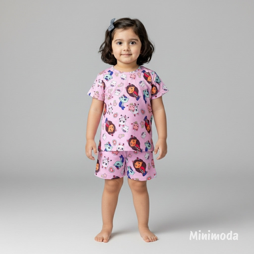 Groovy Toons | Pink Co-ord Set