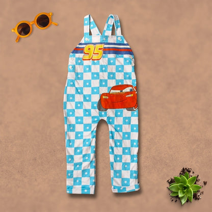 Giggly Capes | Light Blue Kids Dungarees