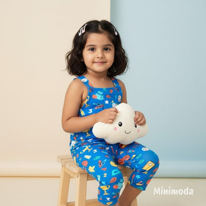 Mini Minions | Blue Kids Dungarees