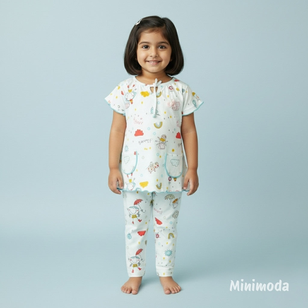 Mini Sprinkles | Light Blue Nightwear