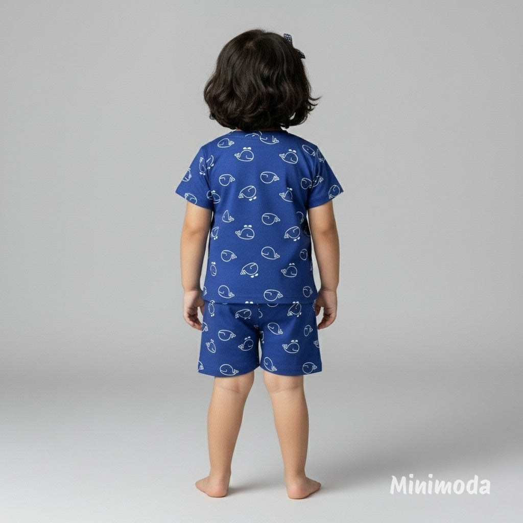Mini Zoomers | Blue Co-ord Set