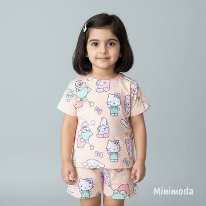 Roaring Rangers | Baby Pink Co-ord Set