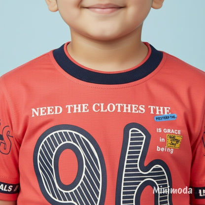 Giggly Stars | Red T-Shirt