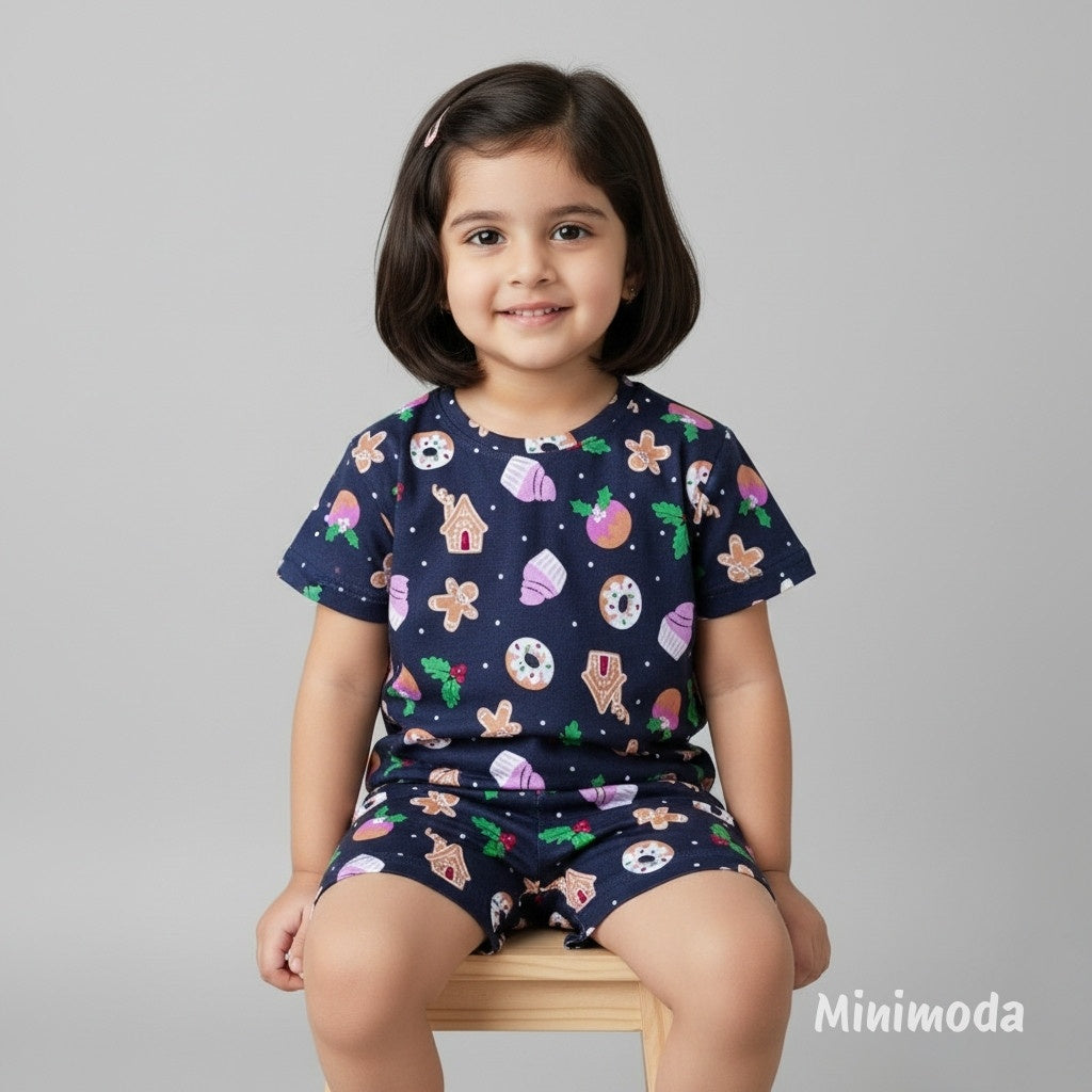 Snappy Stars | Black Co-ord Set