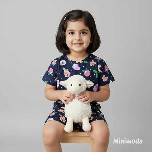 Snappy Stars | Black Co-ord Set