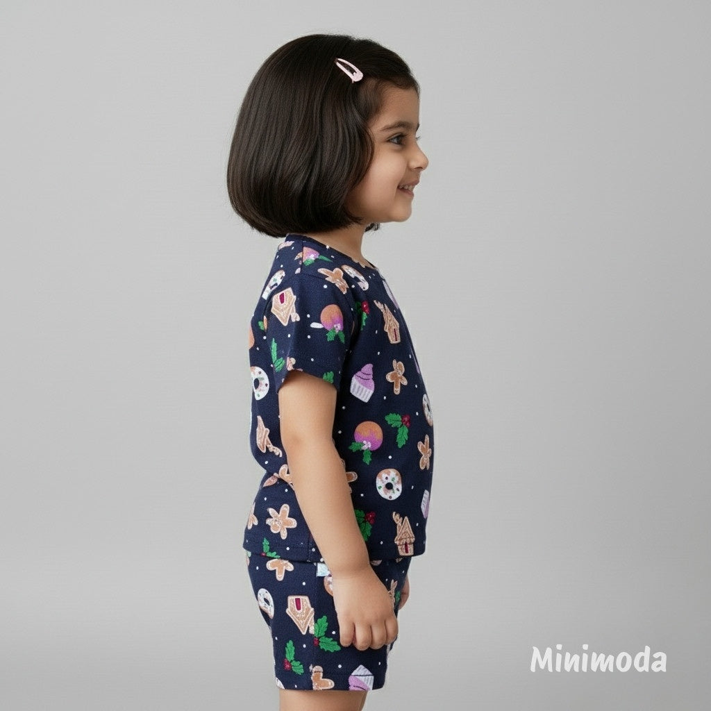 Snappy Stars | Black Co-ord Set