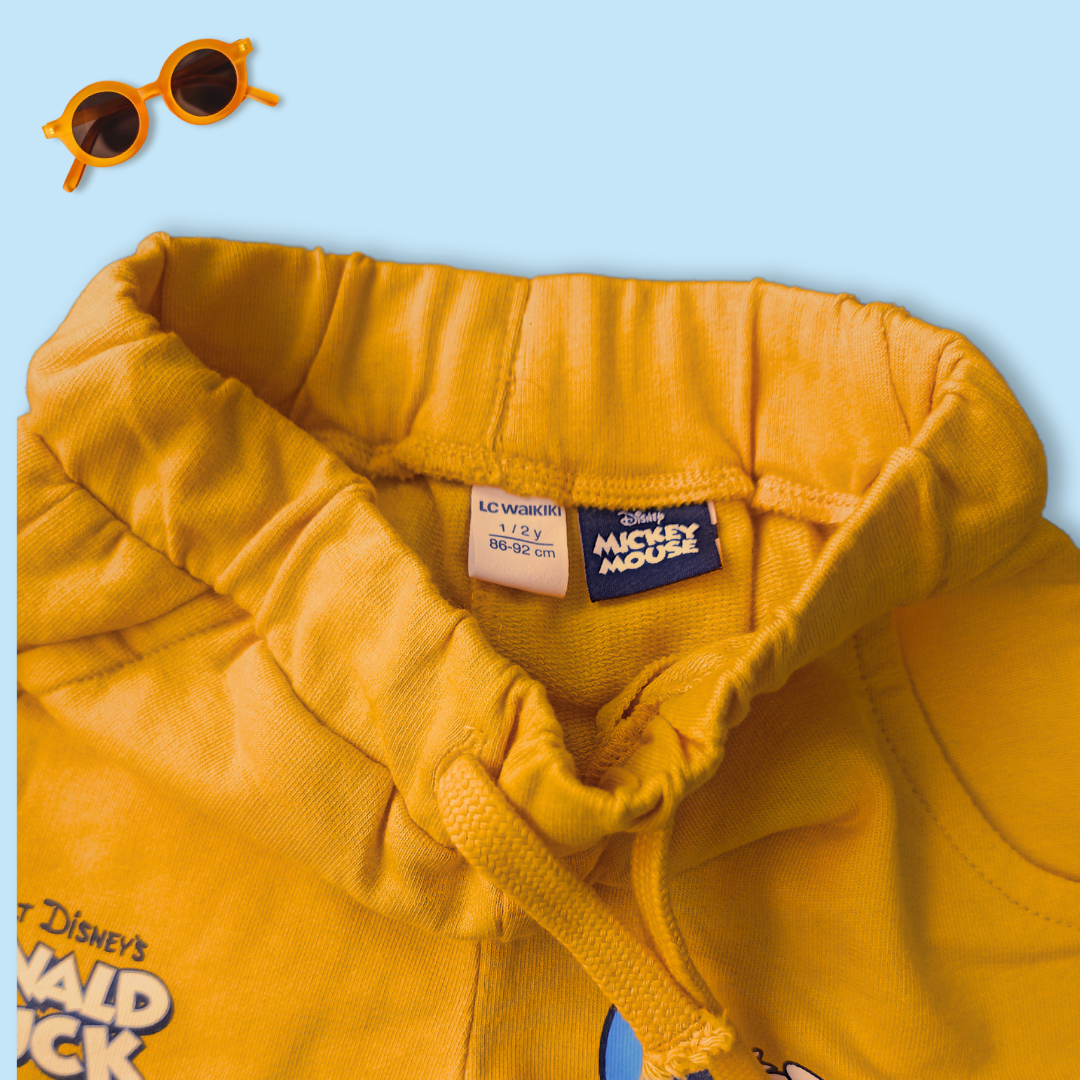 Cuddly Sidekicks | Yellow Half Pants