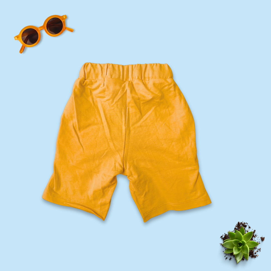 Zany Hulks | Yellow Half Pants