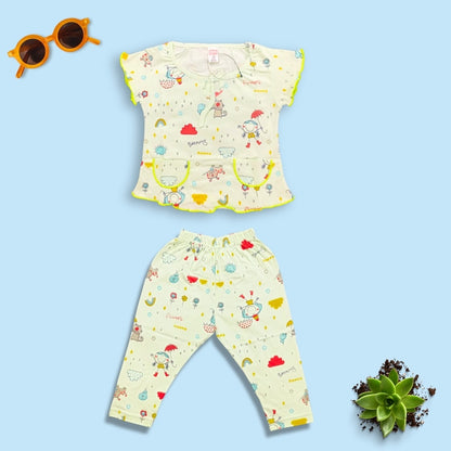 Mini Pals | Light Green Nightwear