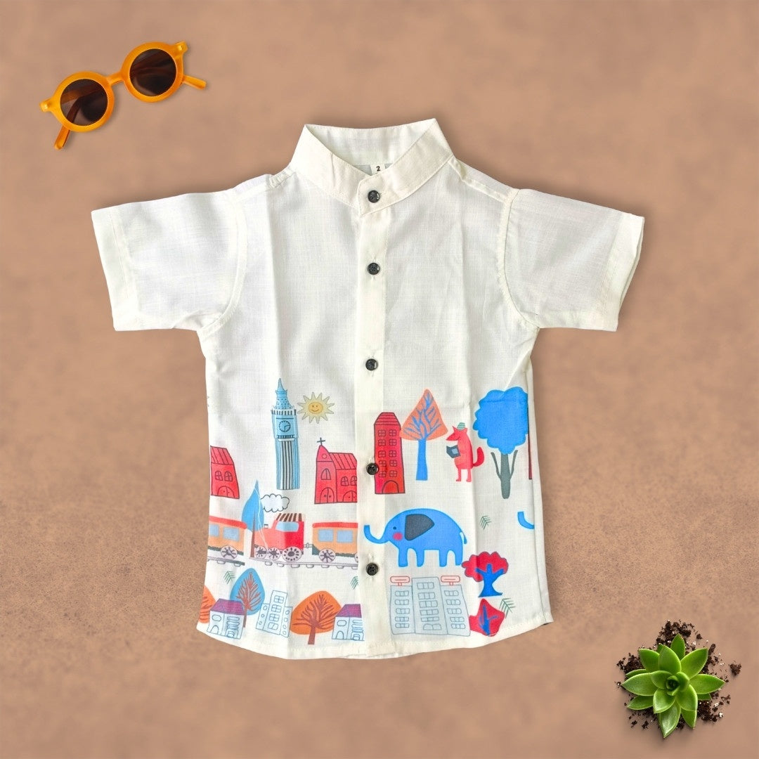 Groovy Stars | White Shirt