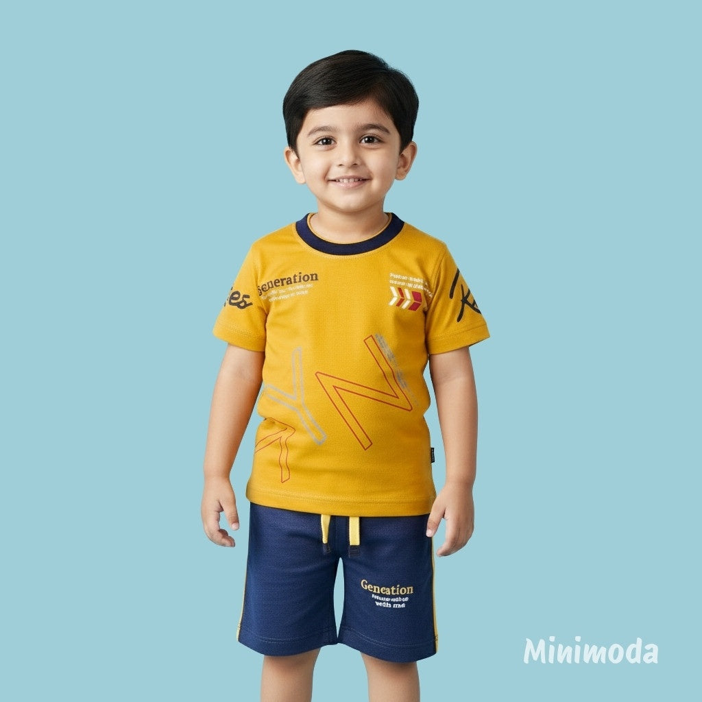 Peppy Villains | Mustard T-Shirt