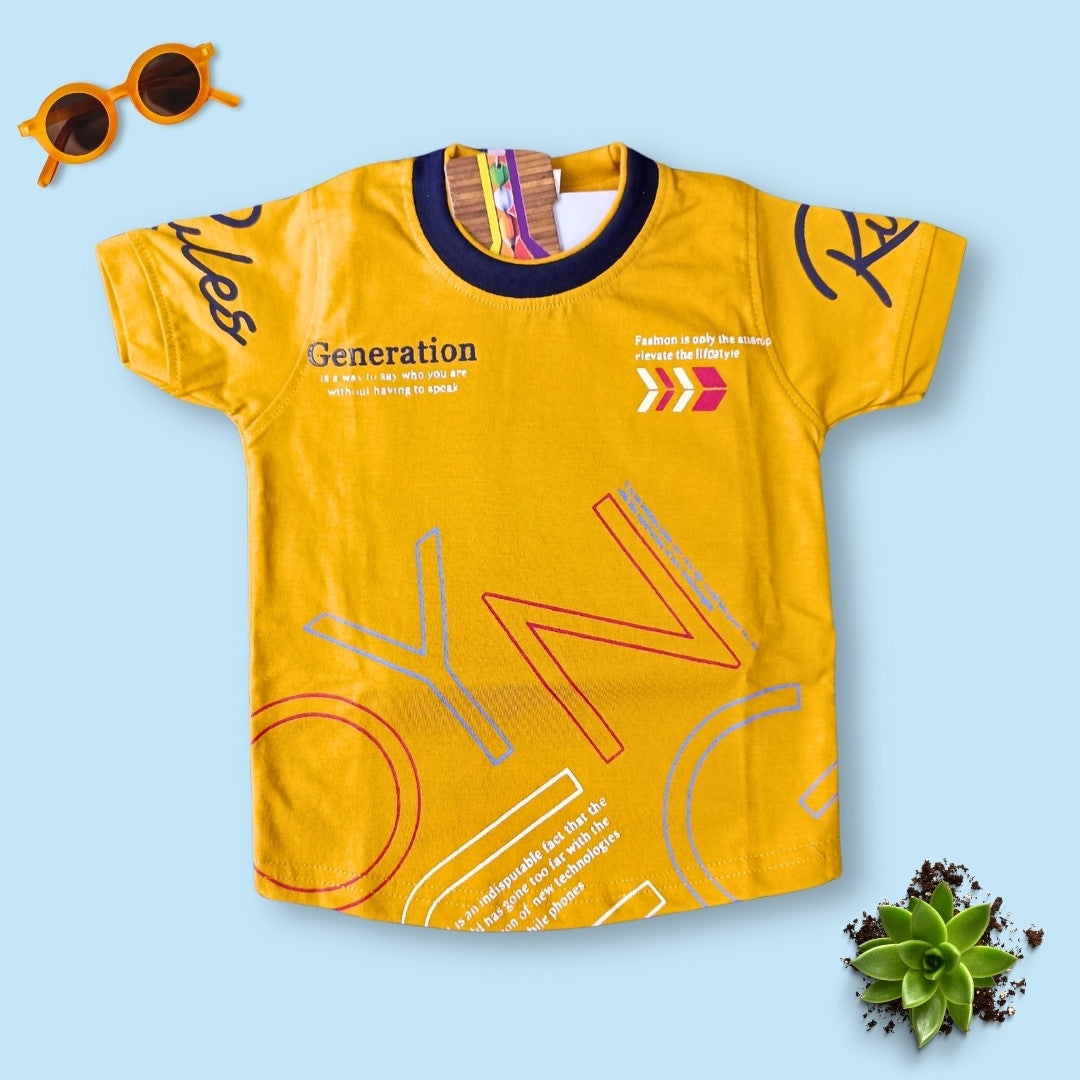 Peppy Villains | Mustard T-Shirt