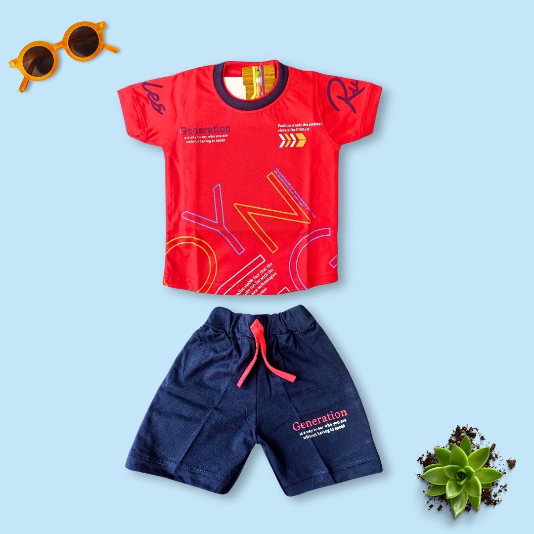 Happy Dragons | Red T-Shirt