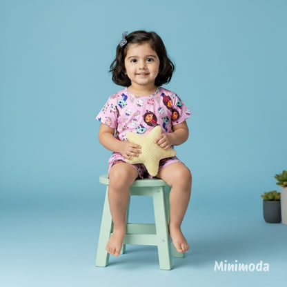 Groovy Toons | Pink Co-ord Set