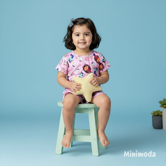 Groovy Toons | Pink Co-ord Set