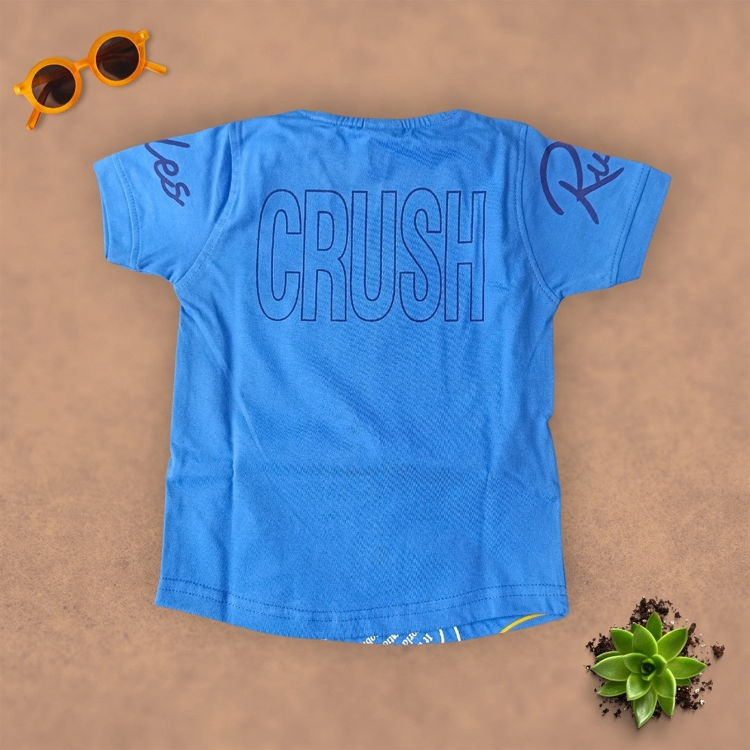 Mini Ninjas | Blue T-Shirt & Pant Combo