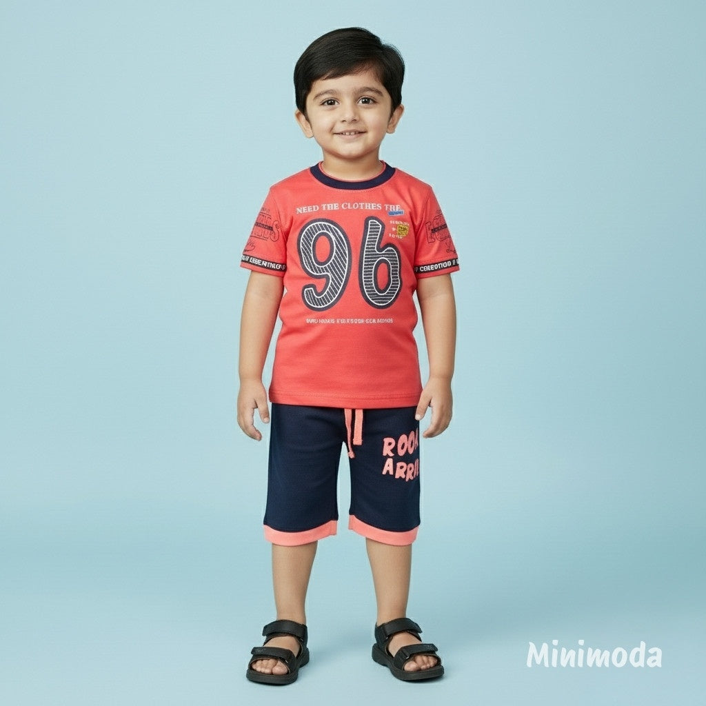 Giggly Stars | Red T-Shirt