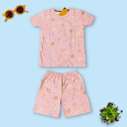 Witty Buddies | Baby Pink Co-ord Set