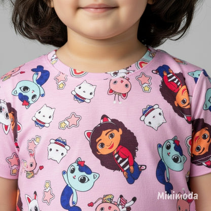 Groovy Toons | Pink Co-ord Set