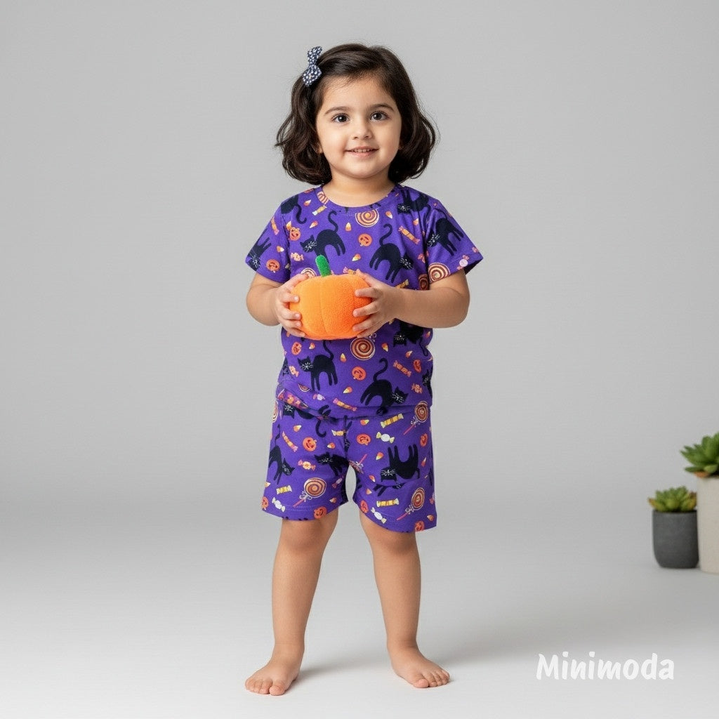 Cuddly Pals | Purple Co-ord Set