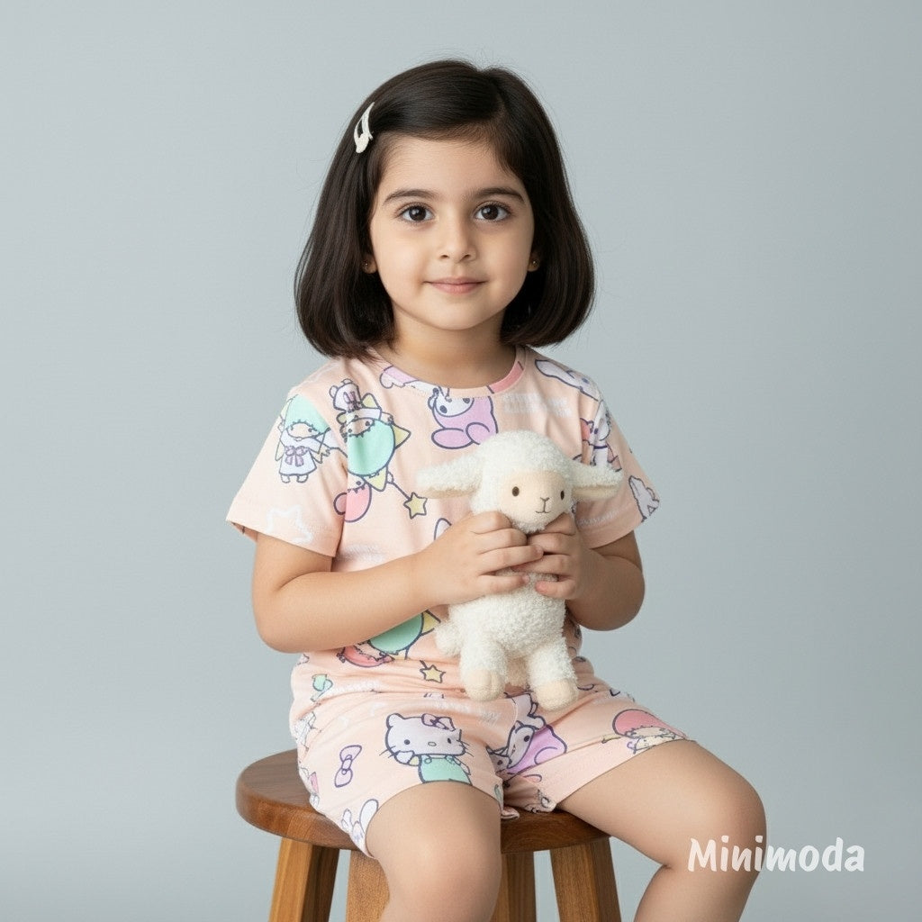 Roaring Rangers | Baby Pink Co-ord Set