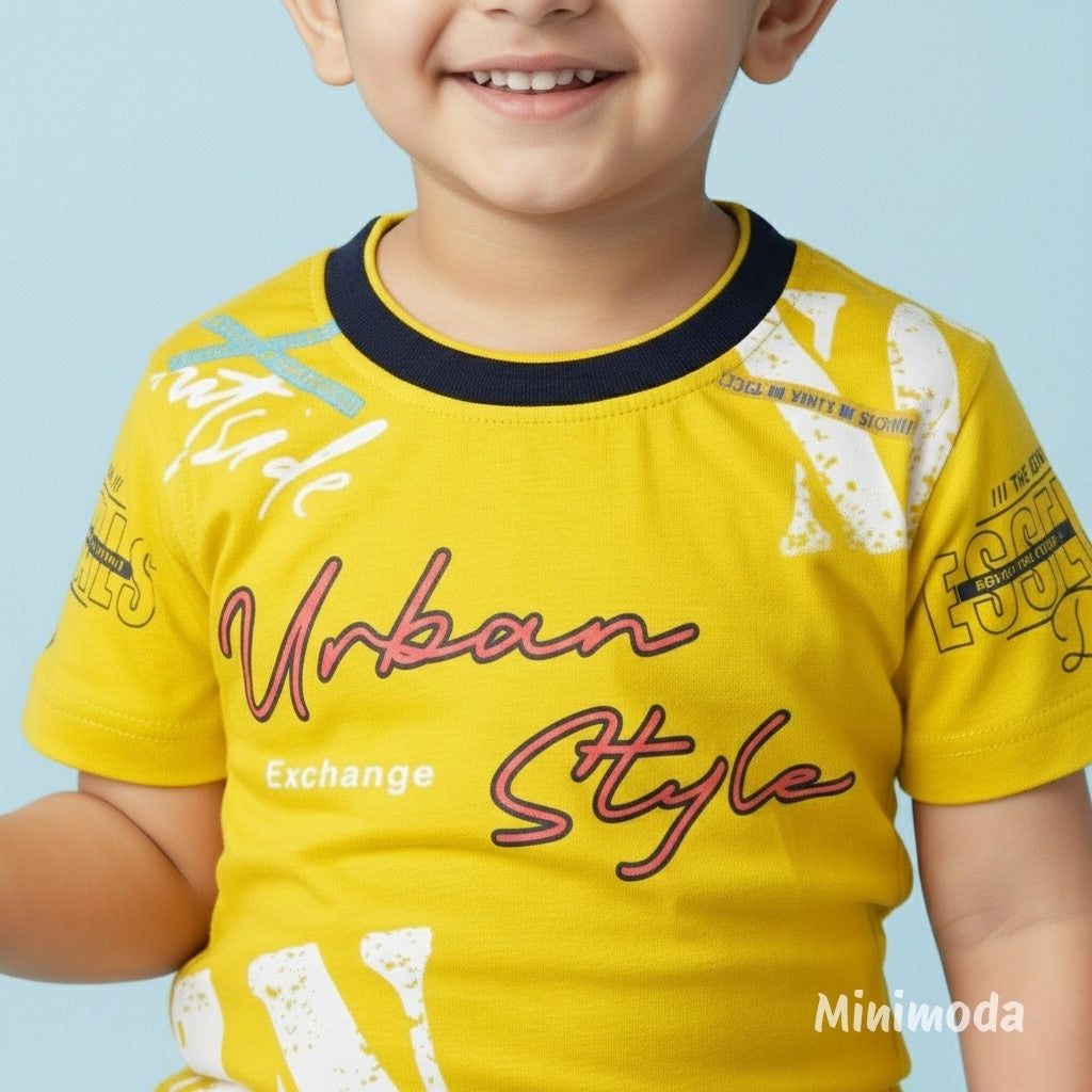 Mini Sidekicks | Yellow T-Shirt