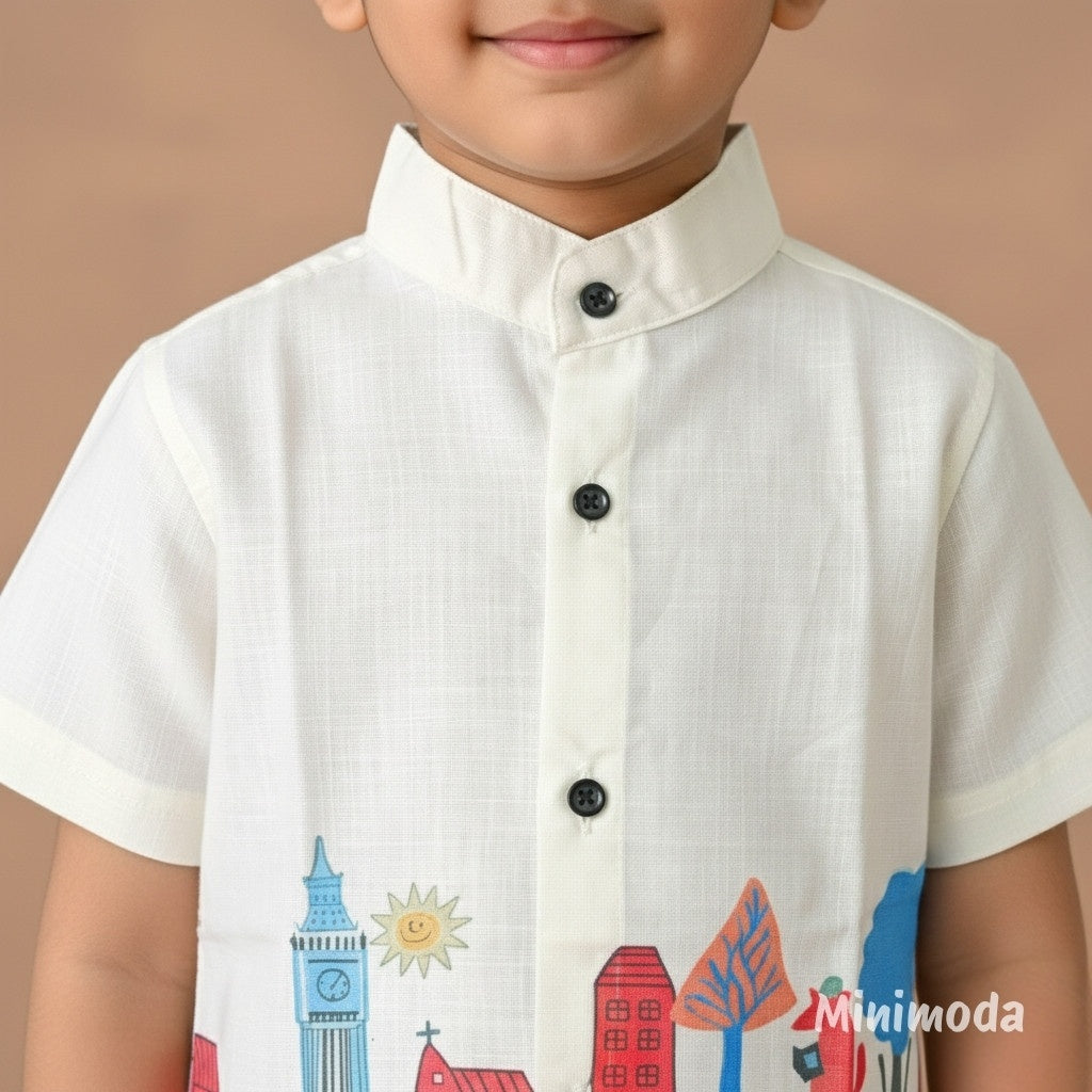 Groovy Stars | White Shirt