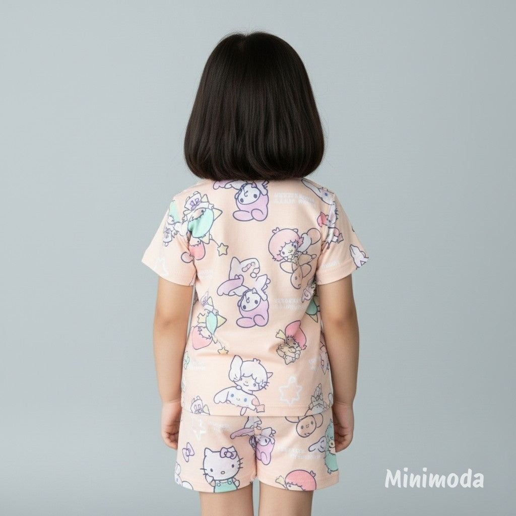 Roaring Rangers | Baby Pink Co-ord Set