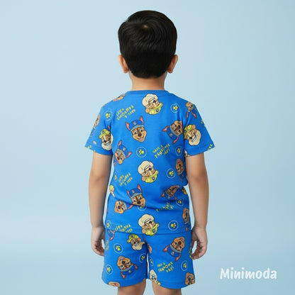 Mini Pawsome | Blue Co-ord Set
