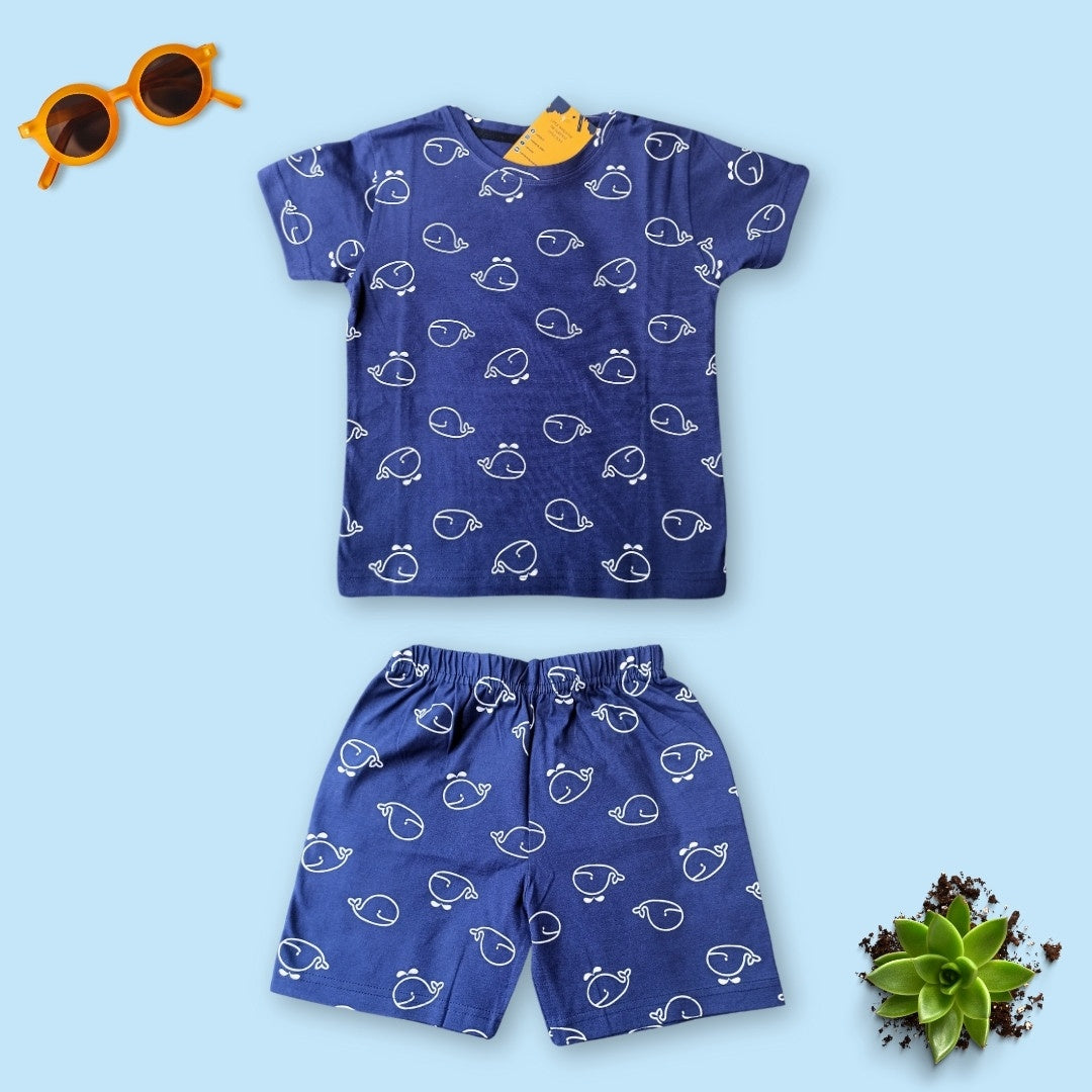 Mini Zoomers | Blue Co-ord Set