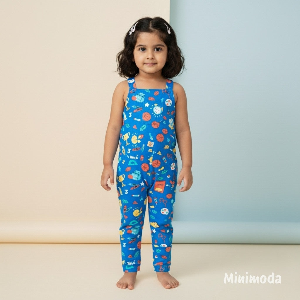 Mini Minions | Blue Kids Dungarees