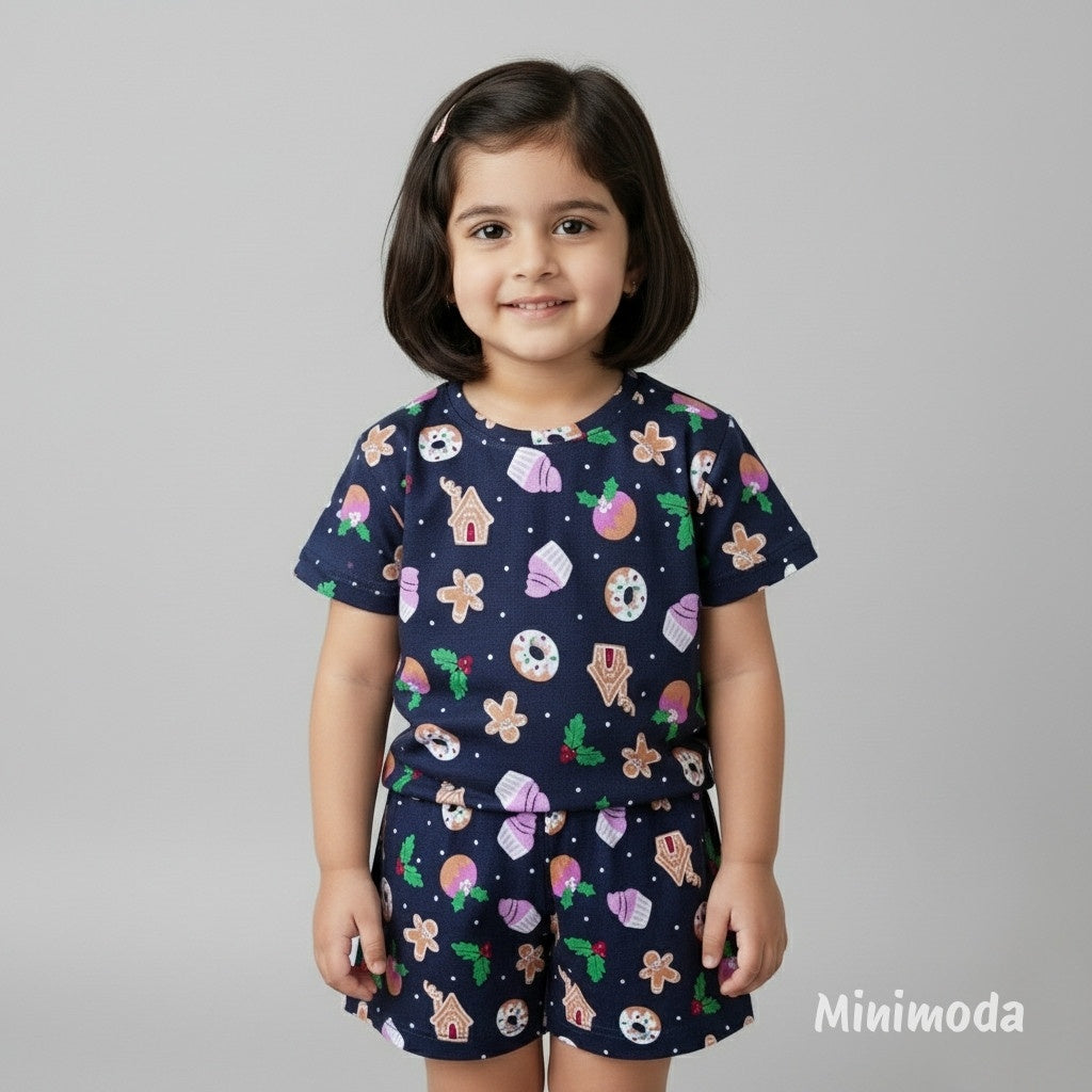 Snappy Stars | Black Co-ord Set